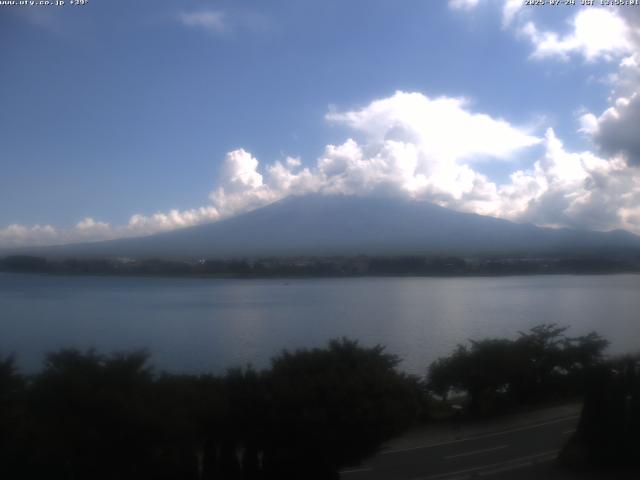 河口湖からの富士山