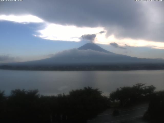 河口湖からの富士山