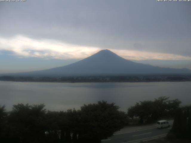 河口湖からの富士山