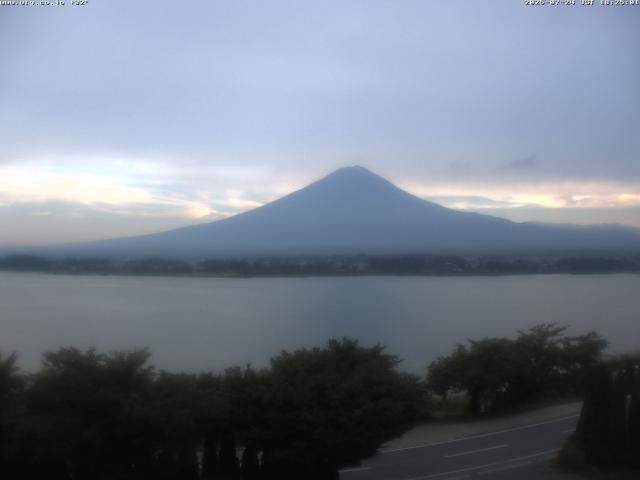 河口湖からの富士山