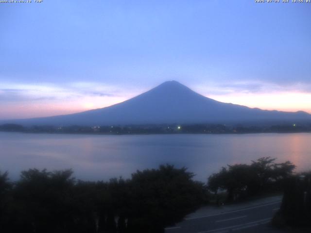 河口湖からの富士山
