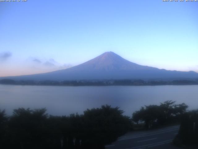 河口湖からの富士山
