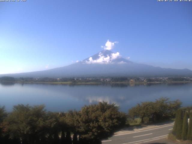 河口湖からの富士山