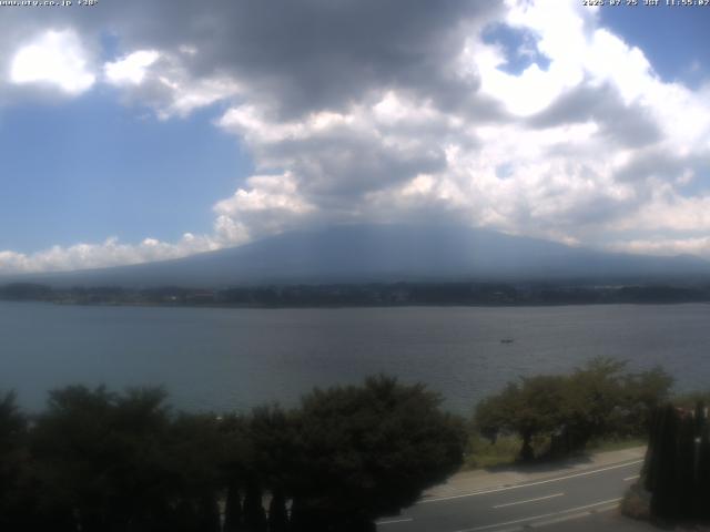 河口湖からの富士山