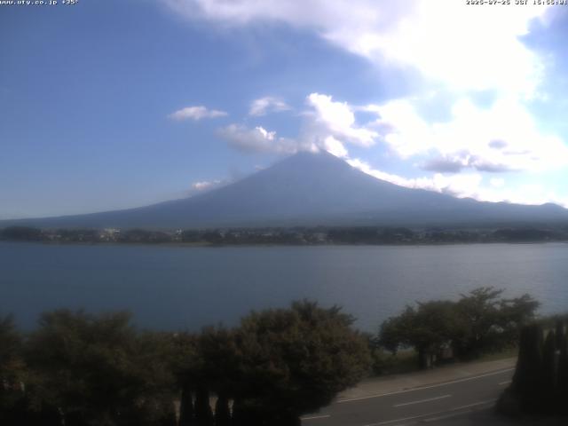 河口湖からの富士山