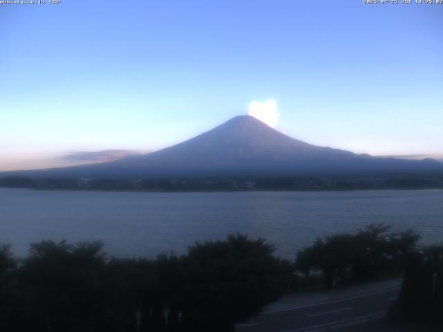 河口湖からの富士山