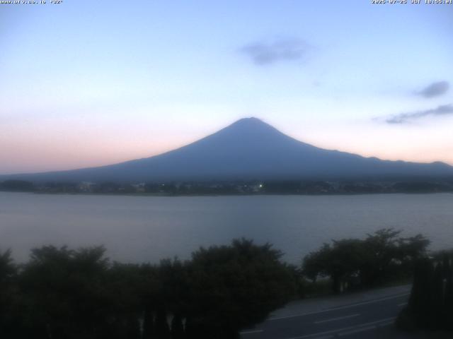 河口湖からの富士山