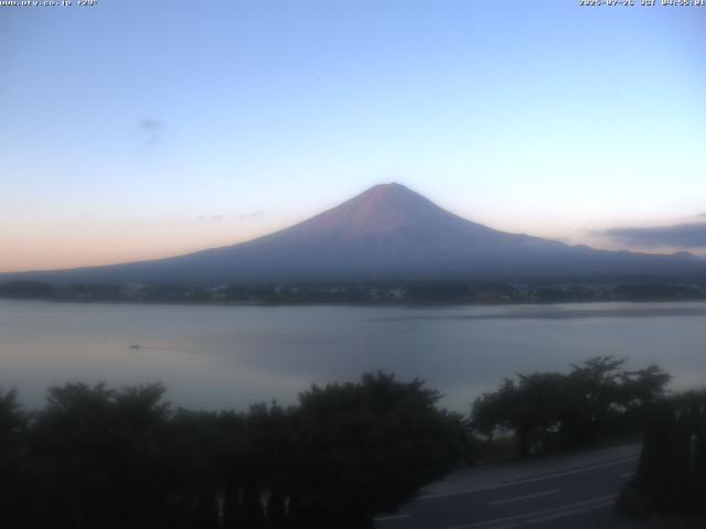 河口湖からの富士山
