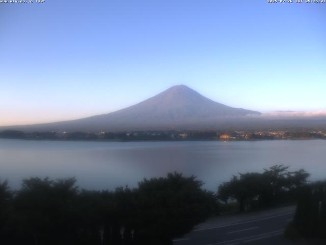 河口湖からの富士山