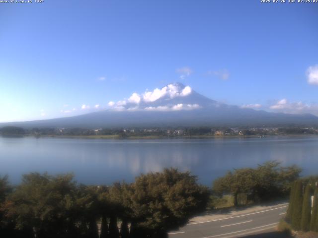 河口湖からの富士山