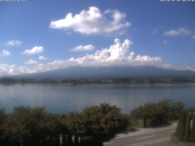 河口湖からの富士山