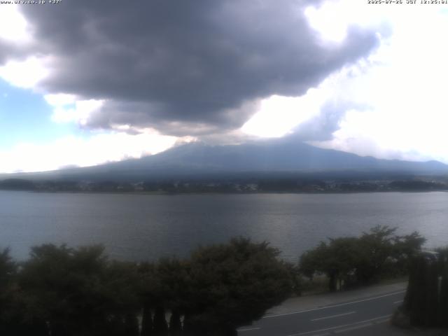 河口湖からの富士山
