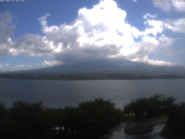 河口湖からの富士山