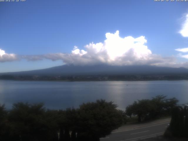 河口湖からの富士山