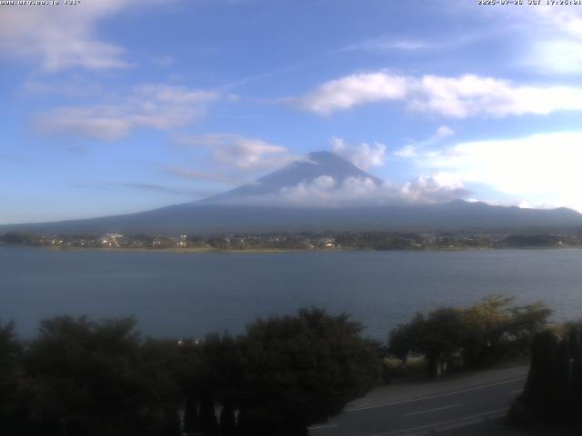 河口湖からの富士山
