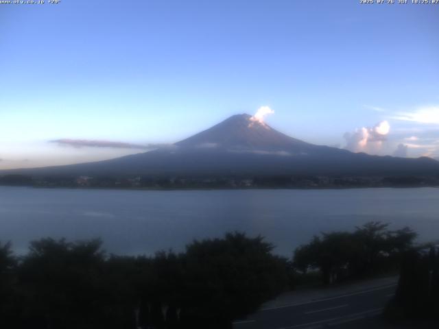 河口湖からの富士山