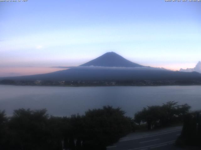 河口湖からの富士山