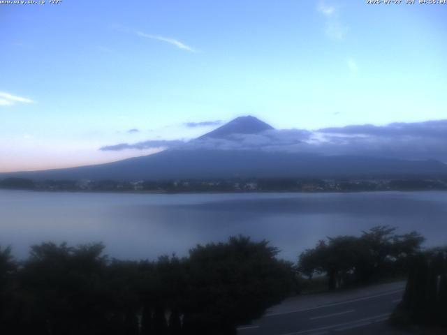 河口湖からの富士山