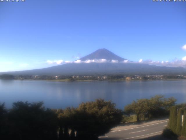 河口湖からの富士山