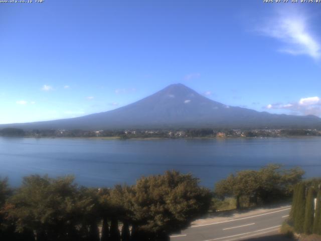 河口湖からの富士山
