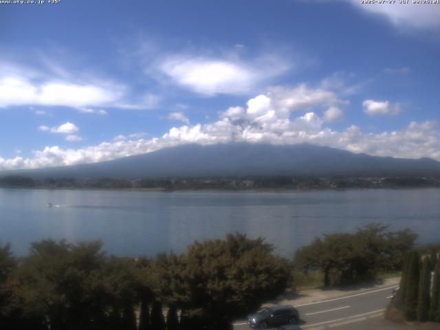 河口湖からの富士山