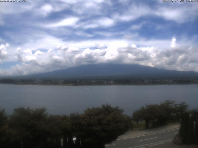 河口湖からの富士山