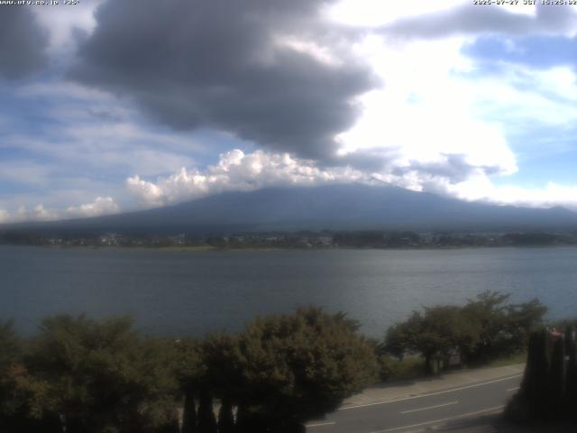 河口湖からの富士山