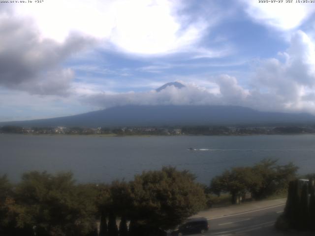 河口湖からの富士山