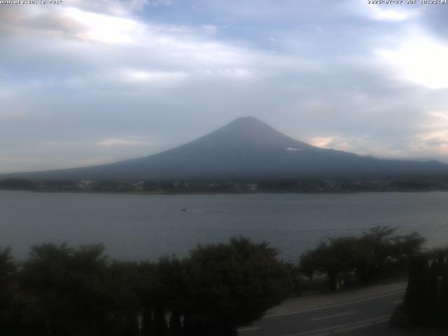 河口湖からの富士山