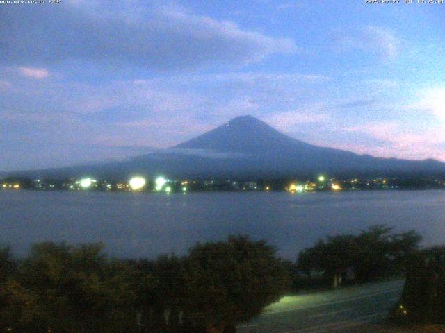 河口湖からの富士山