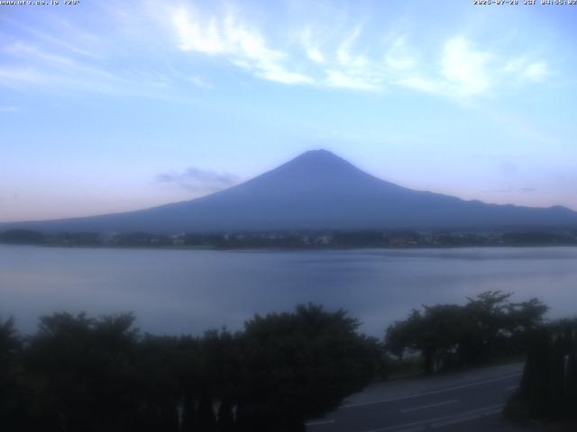 河口湖からの富士山