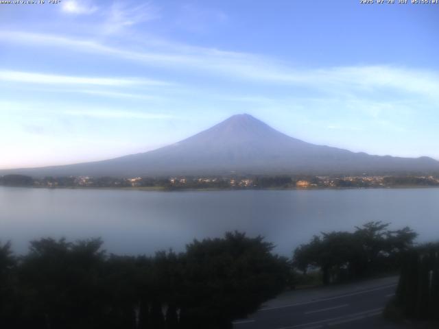 河口湖からの富士山