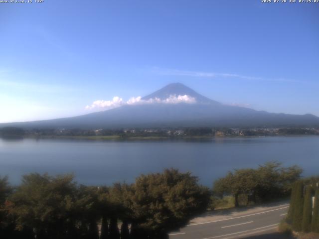 河口湖からの富士山