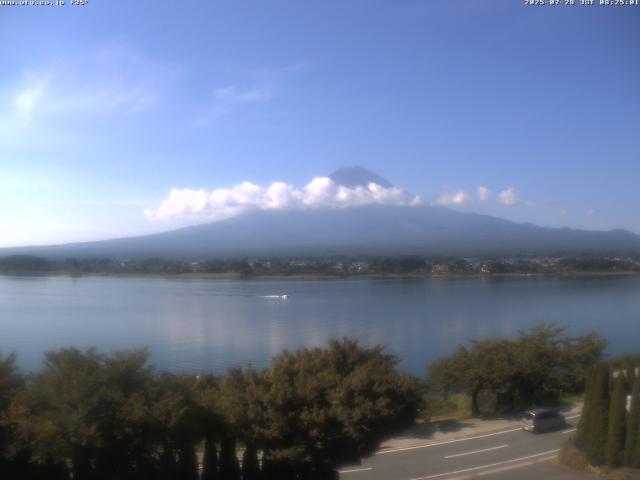 河口湖からの富士山