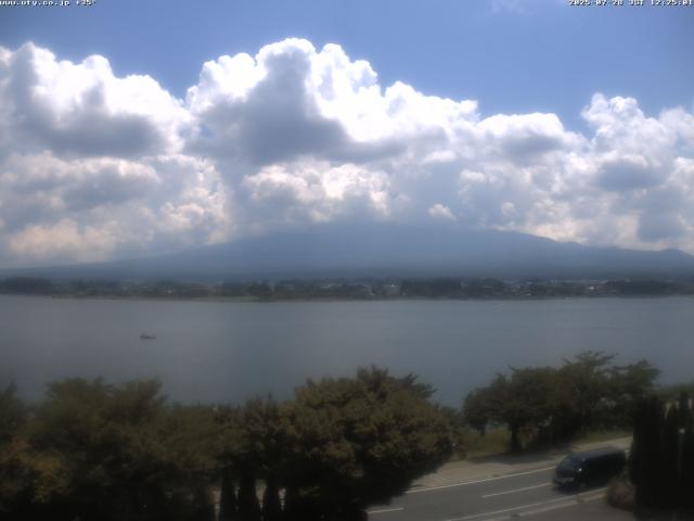 河口湖からの富士山