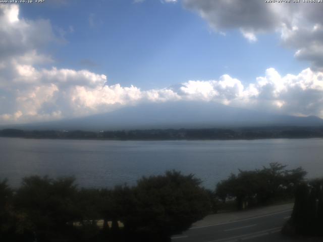 河口湖からの富士山