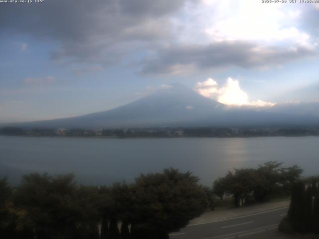 河口湖からの富士山