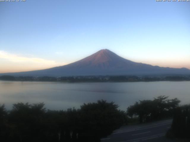 河口湖からの富士山