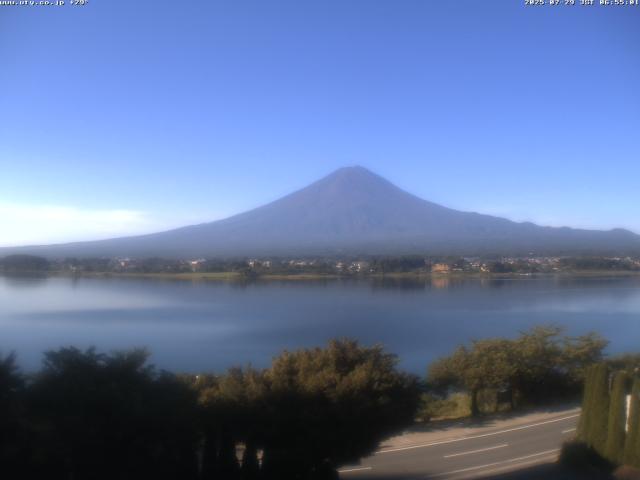 河口湖からの富士山