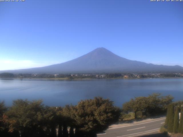 河口湖からの富士山