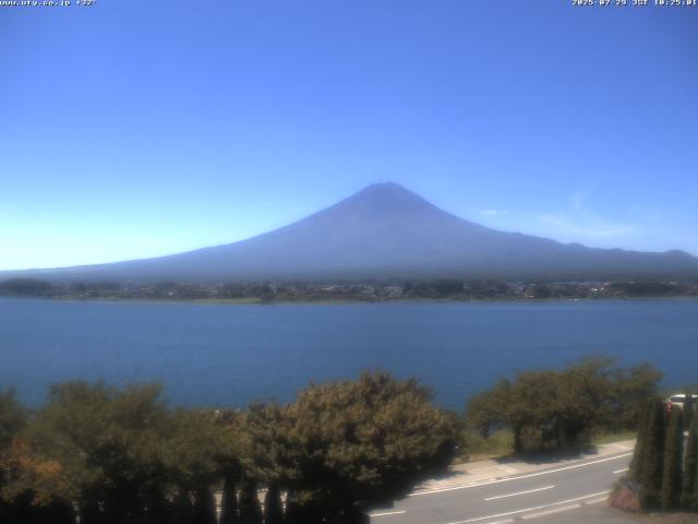 河口湖からの富士山