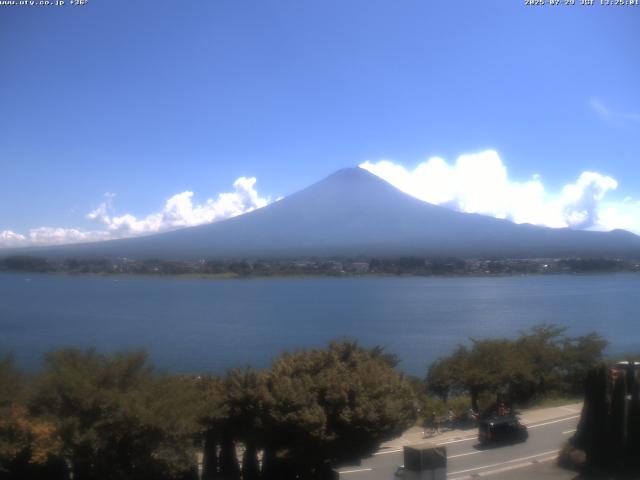 河口湖からの富士山