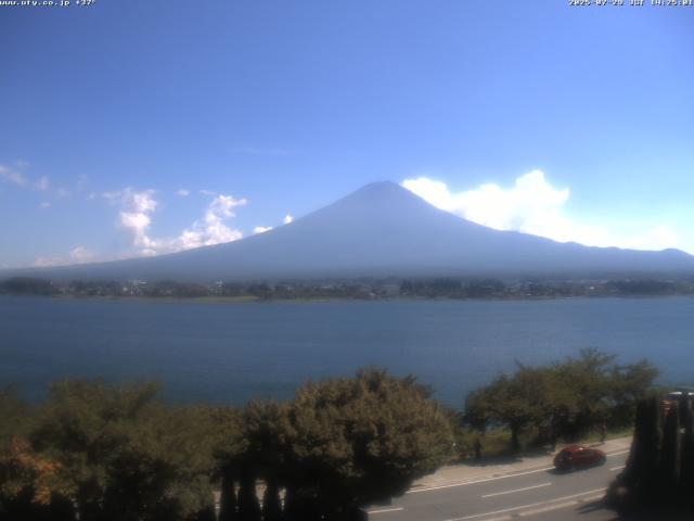 河口湖からの富士山