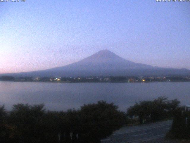 河口湖からの富士山