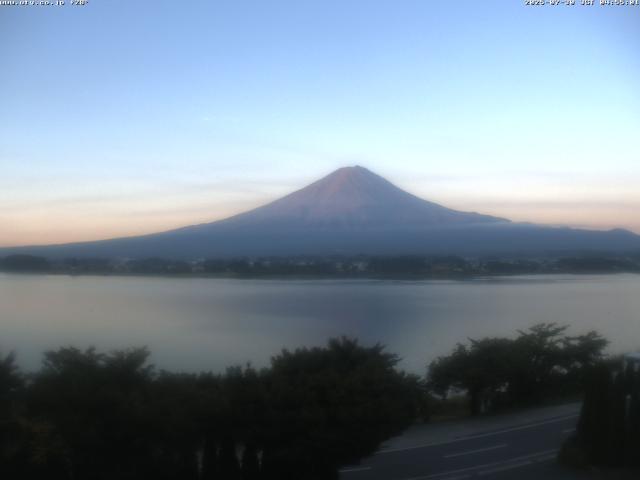 河口湖からの富士山