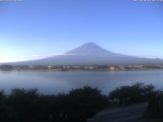 河口湖からの富士山