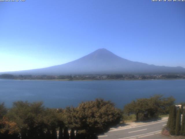 河口湖からの富士山