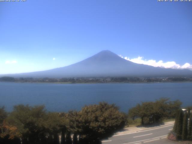 河口湖からの富士山