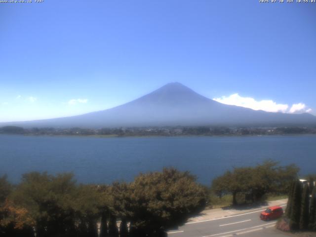 河口湖からの富士山