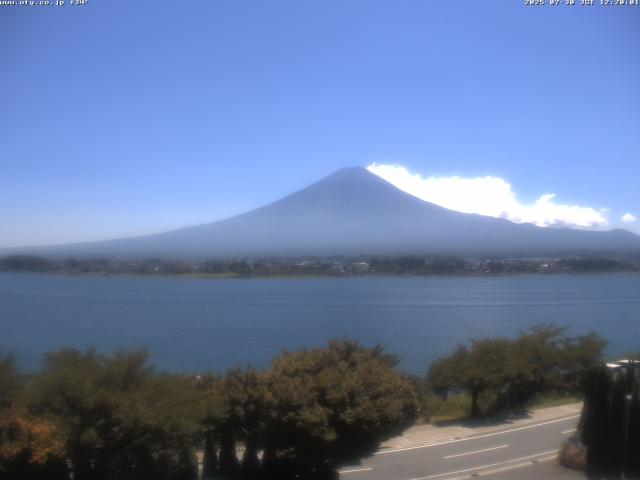 河口湖からの富士山